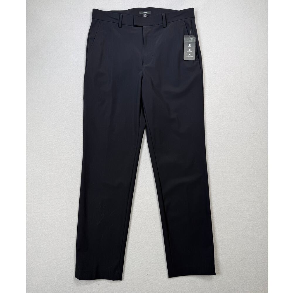 Alfani Men's Classic-Fit Solid Stretch Suit Pants black 30/30 $75